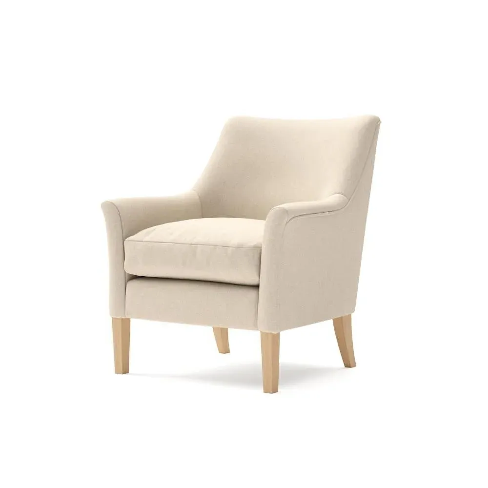 Armchair - Lily White, House Linen Mix