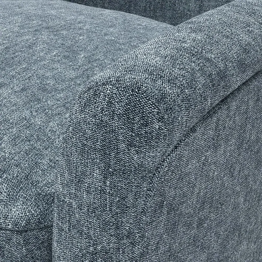 Armchair - Mid Blue, Aquaclean Oxford