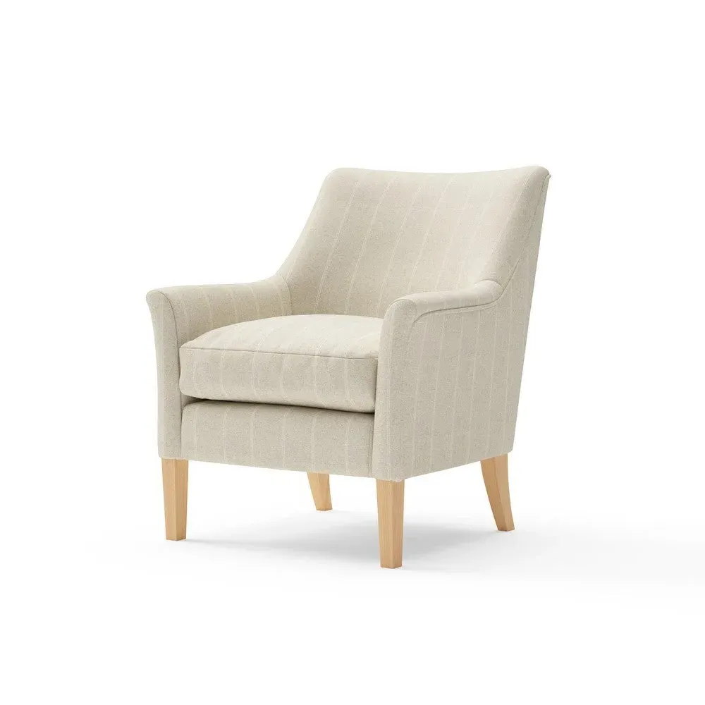 Armchair - Natural, Compton Stripe