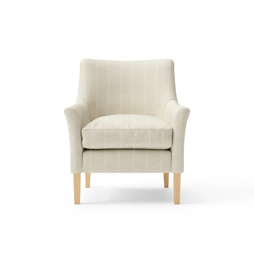 Armchair - Natural, Compton Stripe