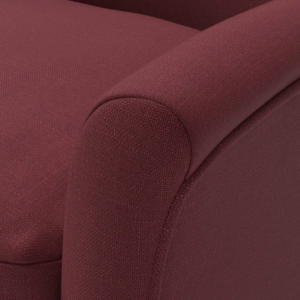 Armchair - Red, House Linen Mix