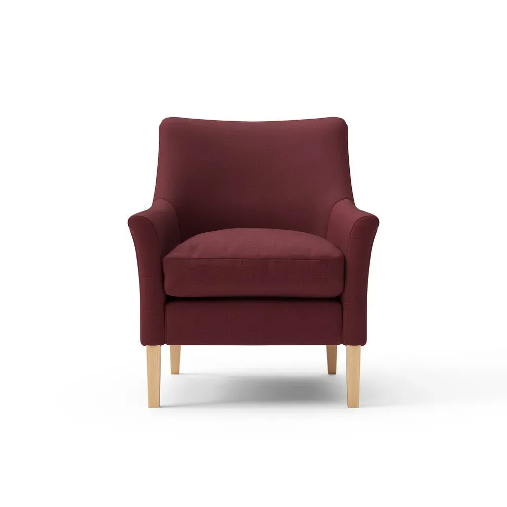 Armchair - Red, House Linen Mix