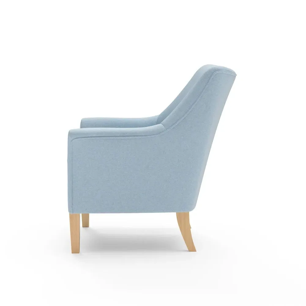 Armchair - Sky Blue, House Linen Mix