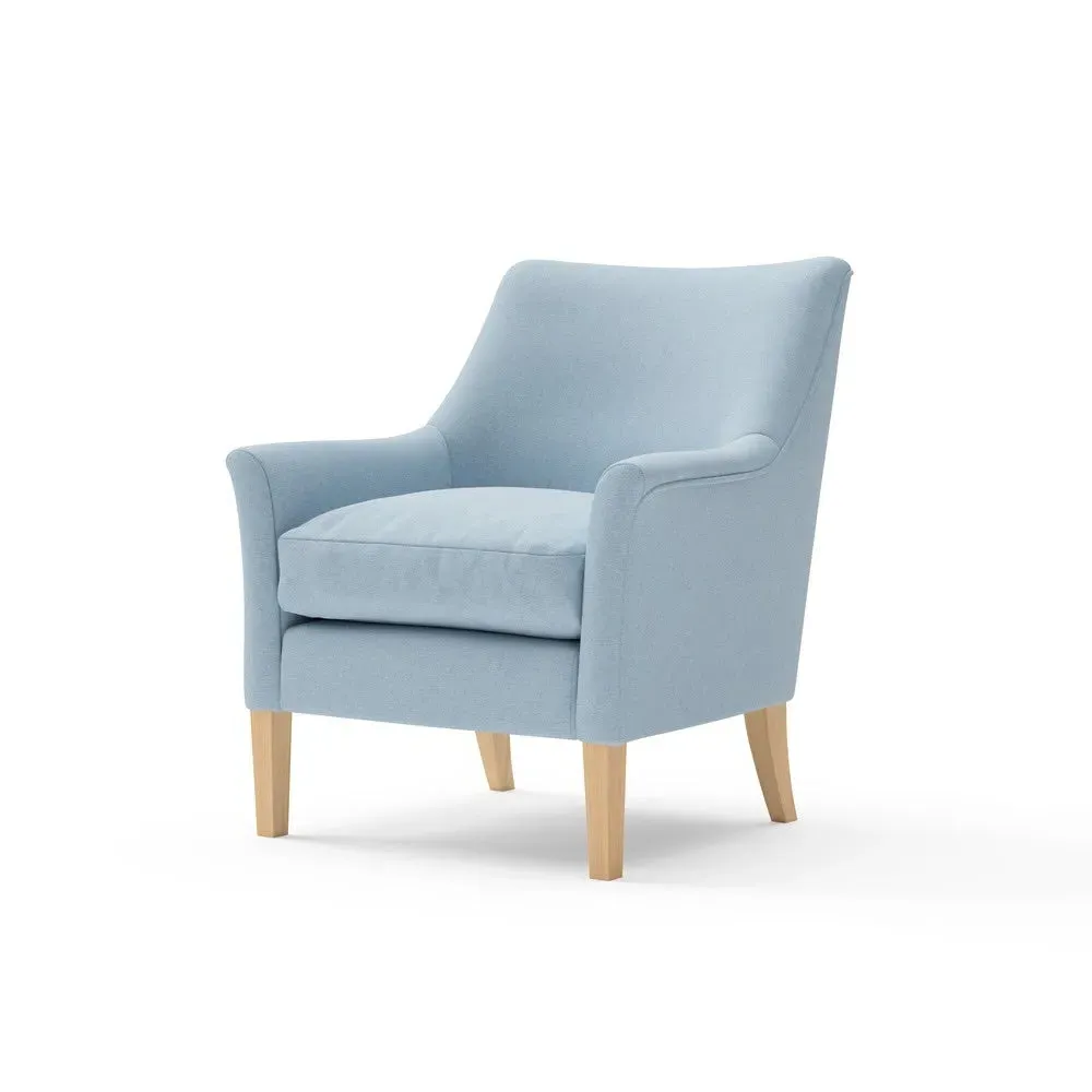 Armchair - Sky Blue, House Linen Mix