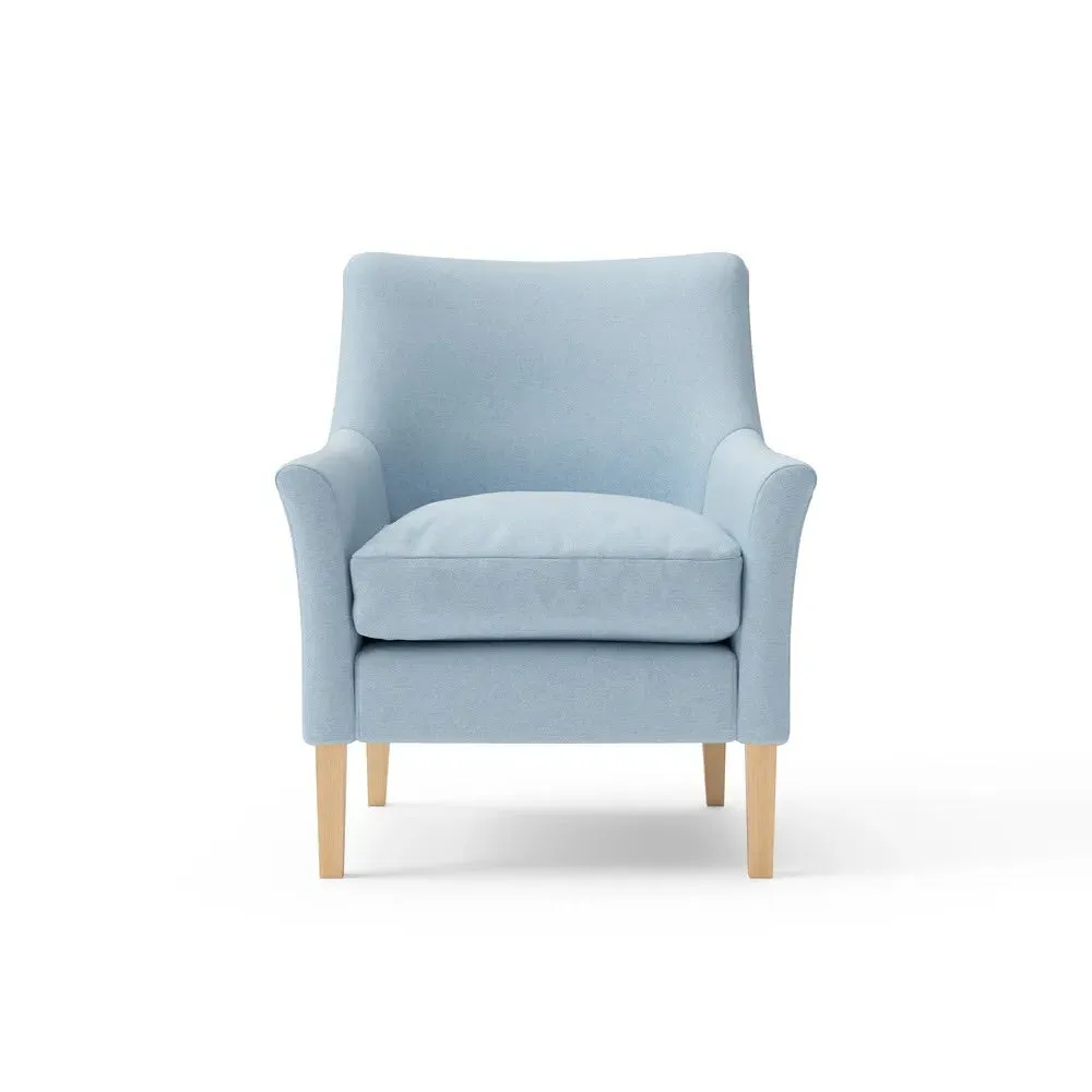 Armchair - Sky Blue, House Linen Mix