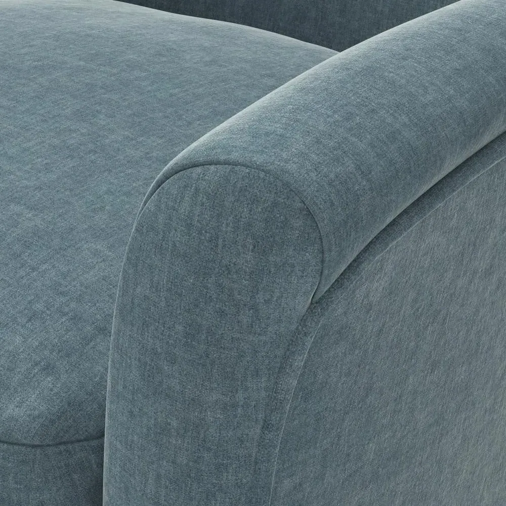 Armchair - Teal, Eco Chenille
