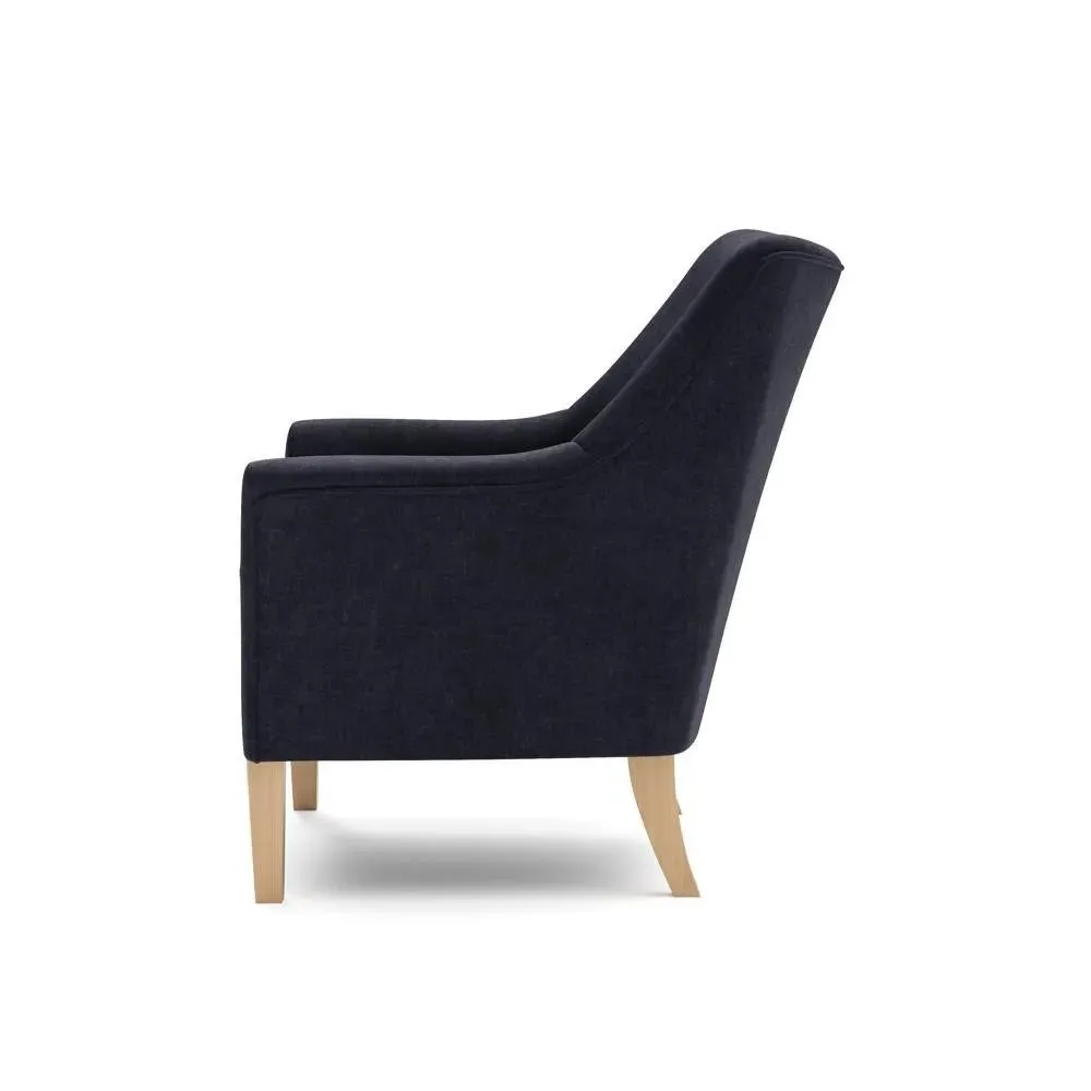 Nancy Armchair - Ink, Eco Chenille