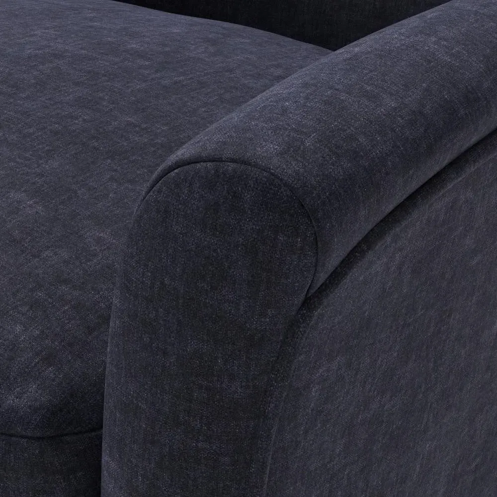 Nancy Armchair - Ink, Eco Chenille