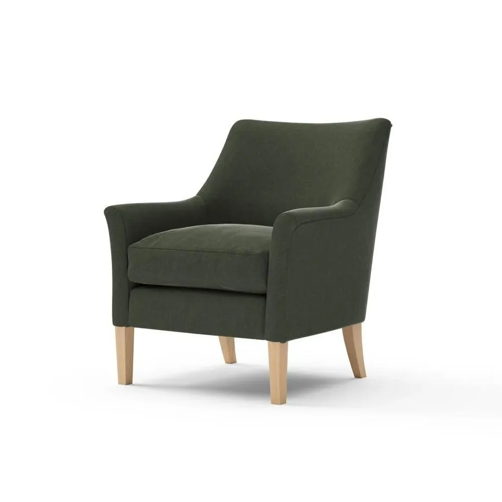 Nancy Armchair - Moss, Eco Chenille