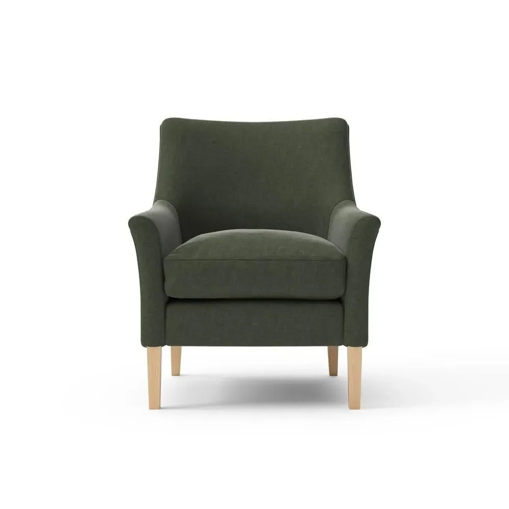Nancy Armchair - Moss, Eco Chenille