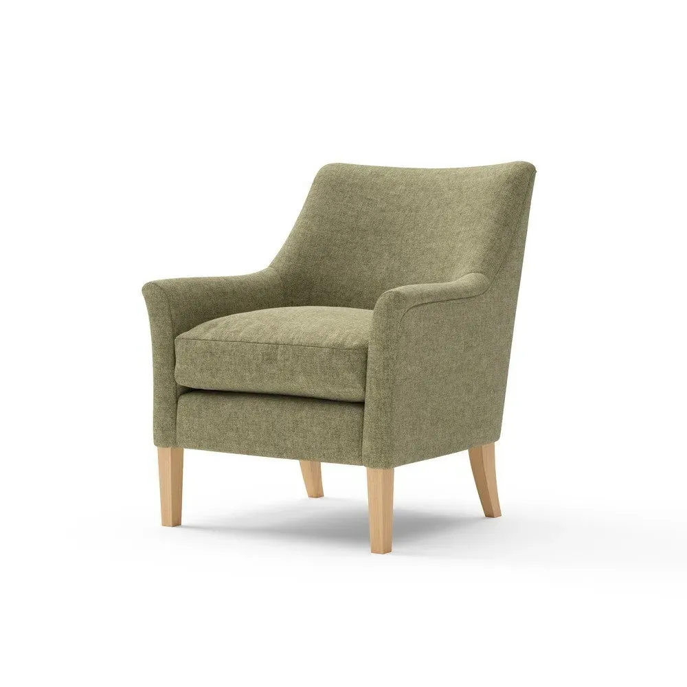 Nancy Armchair - Sage, Aquaclean Oxford
