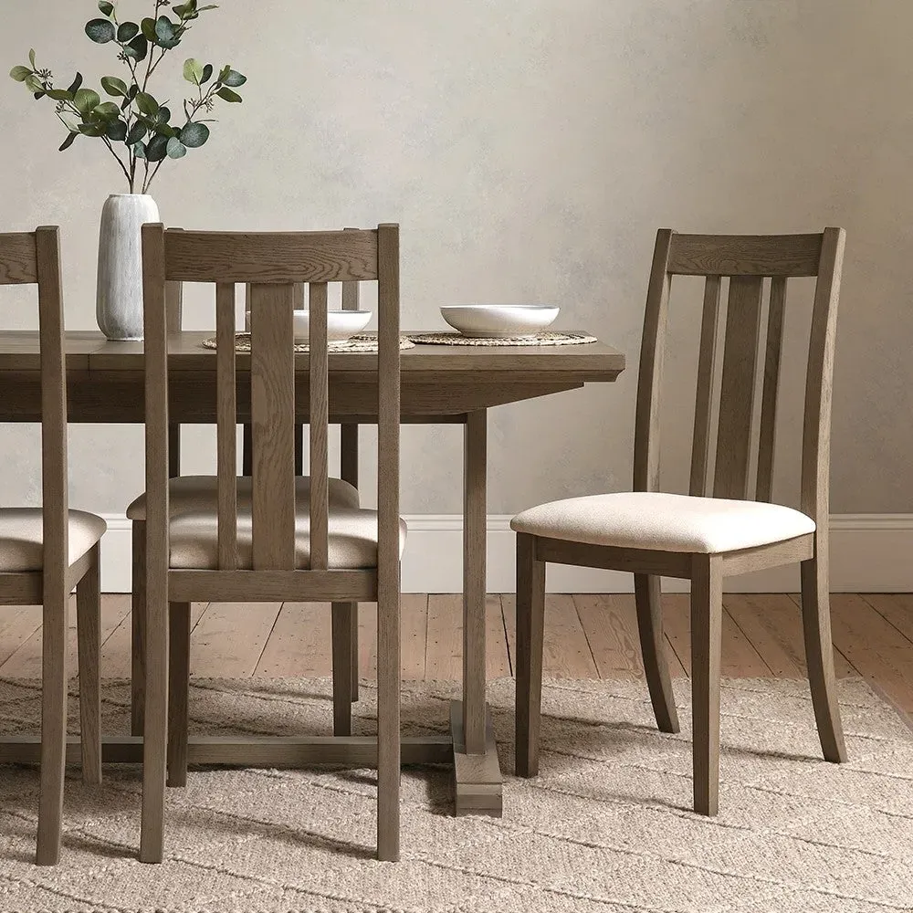 Notgrove 6-8 Seater Extendable Dining Table - Weathered Oak image