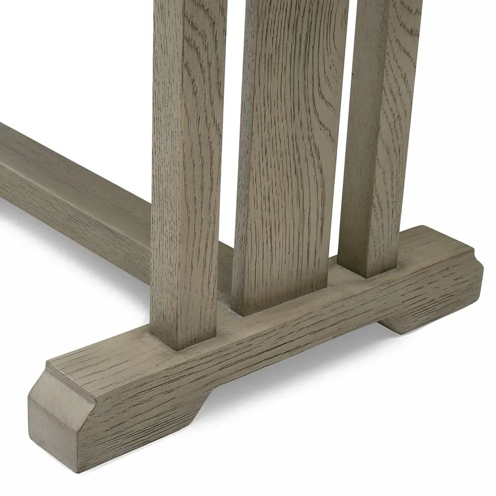 Notgrove Console Table - Weathered Oak