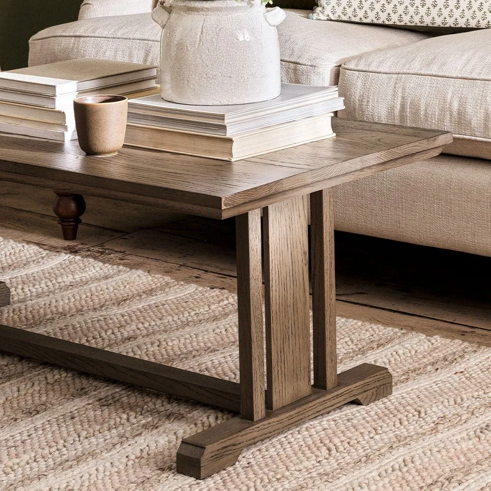 Notgrove Open Coffee Table - Weathered Oak image