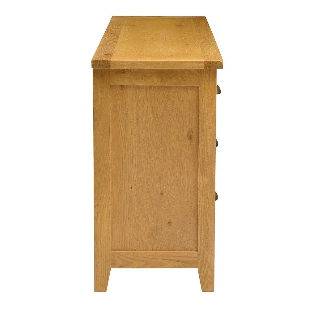 Oakland 7 Drawer Chest - Rustic Oak