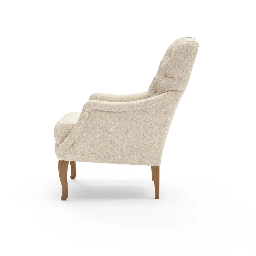 Armchair - Natural, Aquaclean Oxford