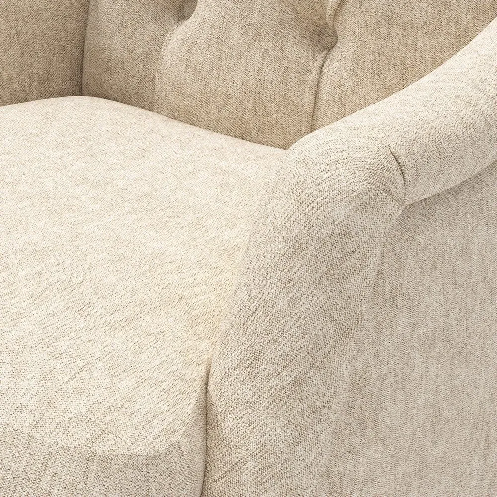 Armchair - Natural, Aquaclean Oxford