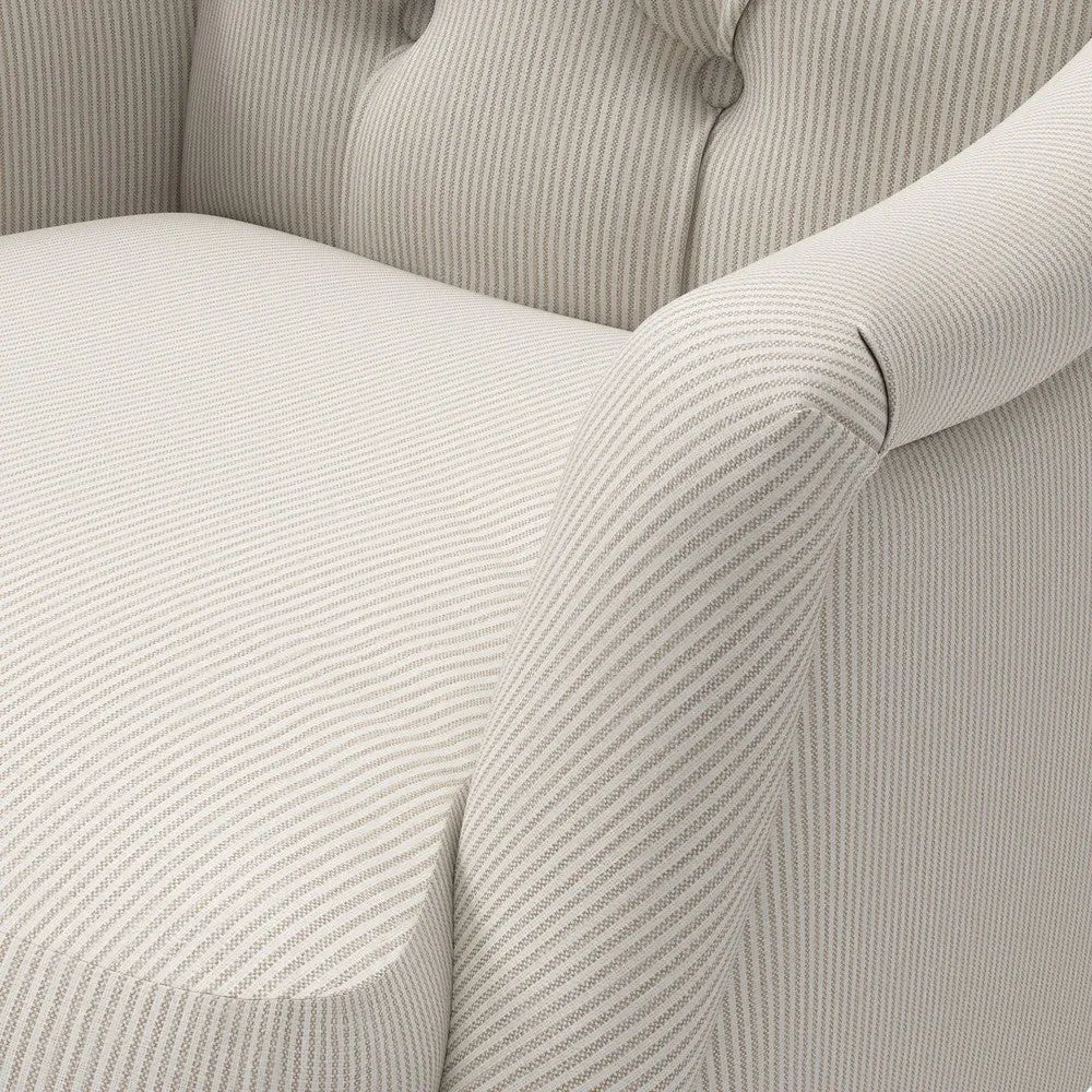 Armchair - Natural, Broadway Stripe