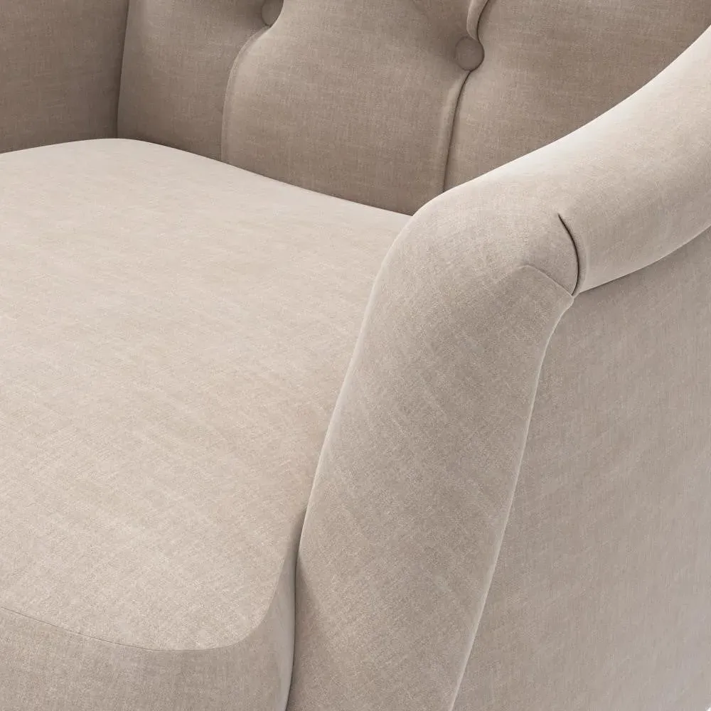 Armchair - Natural, Eco Chenille