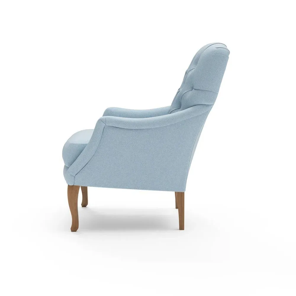 Armchair - Sky Blue, House Linen Mix