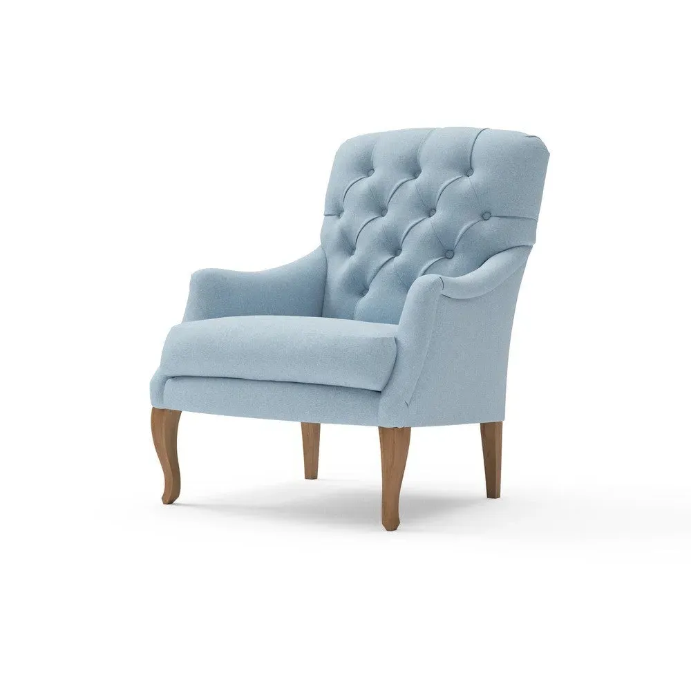 Armchair - Sky Blue, House Linen Mix