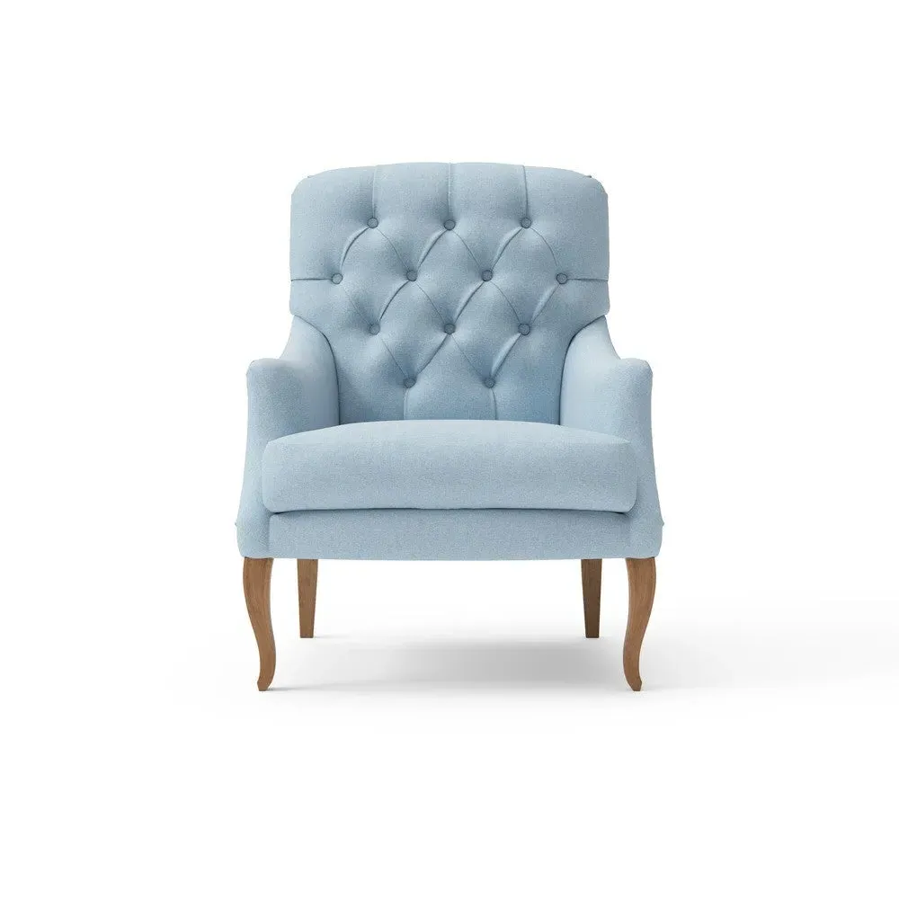Armchair - Sky Blue, House Linen Mix