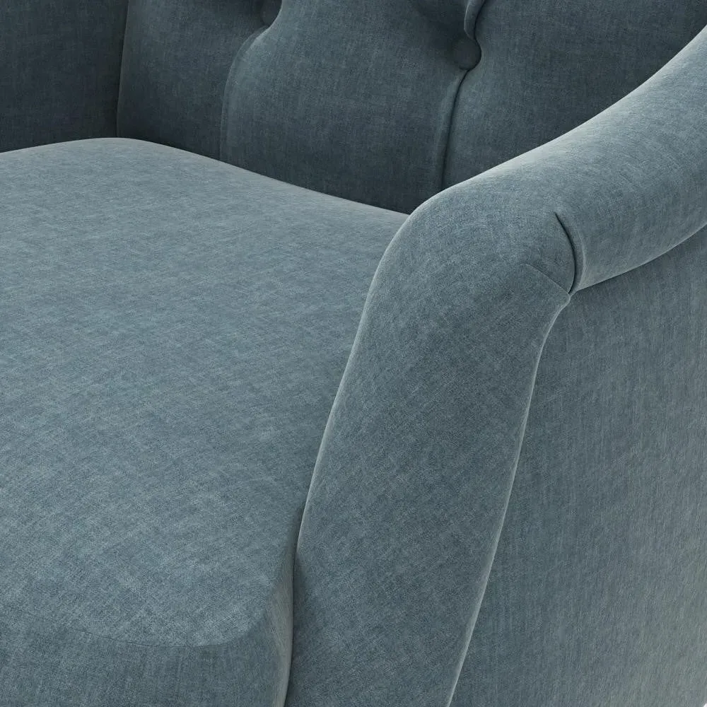 Armchair - Teal, Eco Chenille