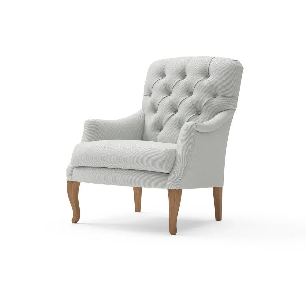 Olivia Armchair - Duck Egg, Broadway Stripe