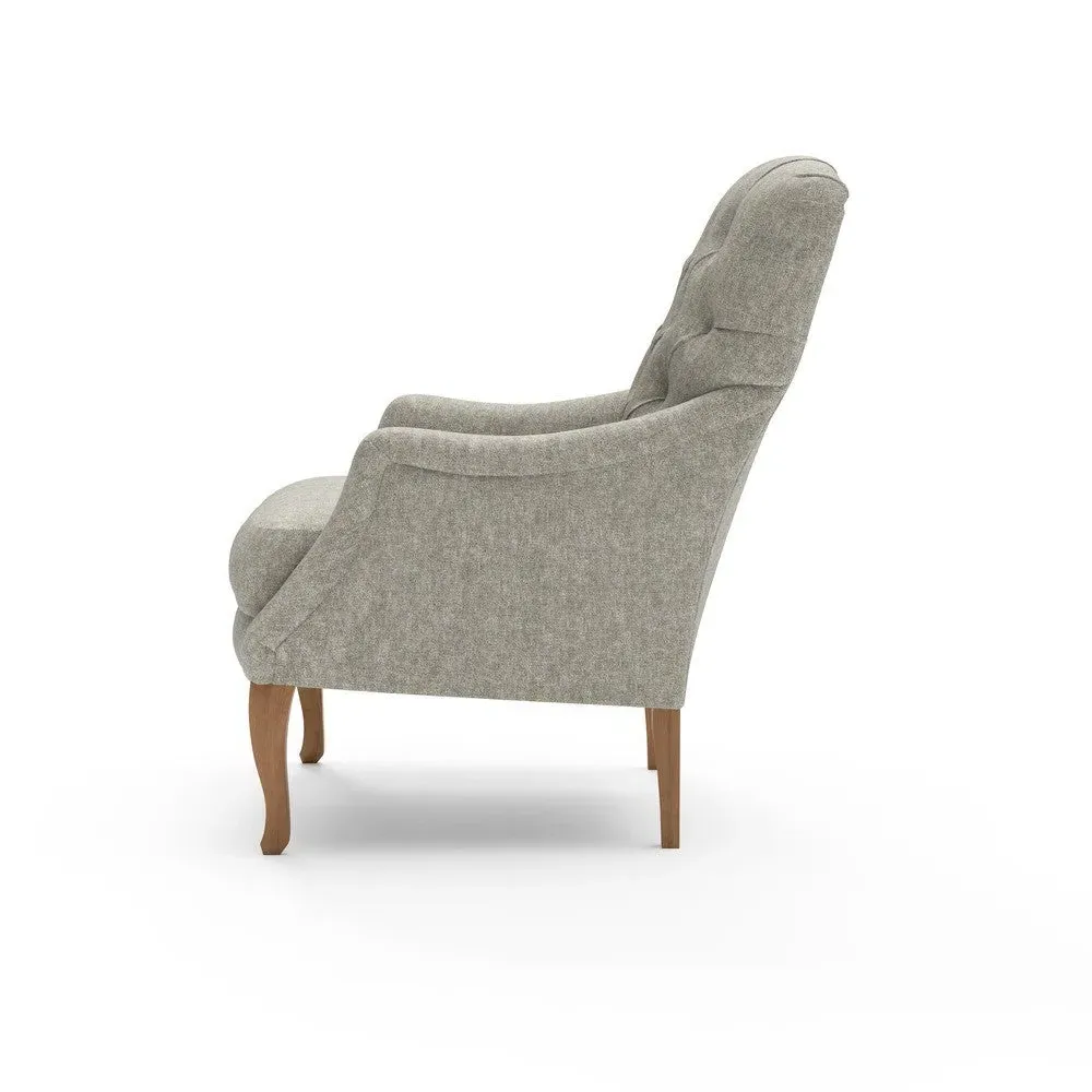 Olivia Armchair - Lichen Green, Aquaclean Oxford