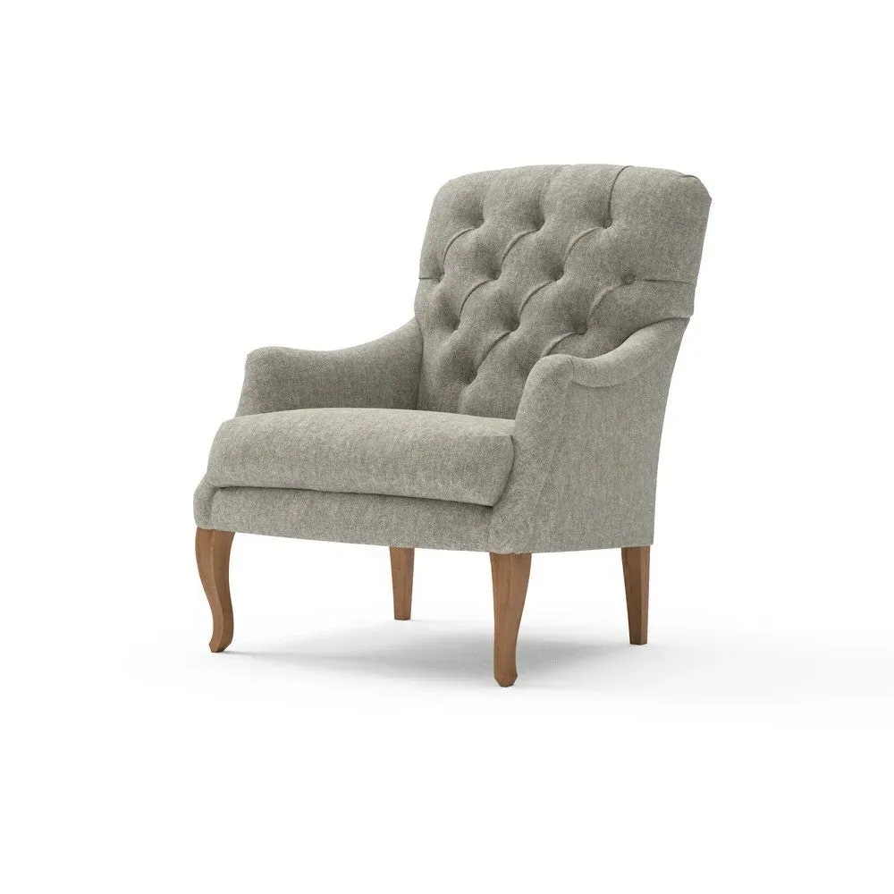 Olivia Armchair - Lichen Green, Aquaclean Oxford