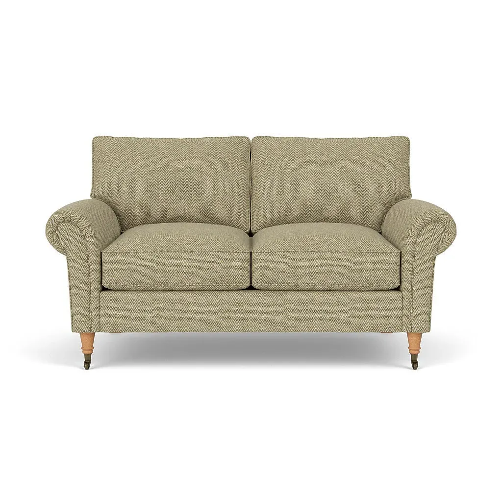 2-Seater Sofa - Apple, Herringbone Weave image