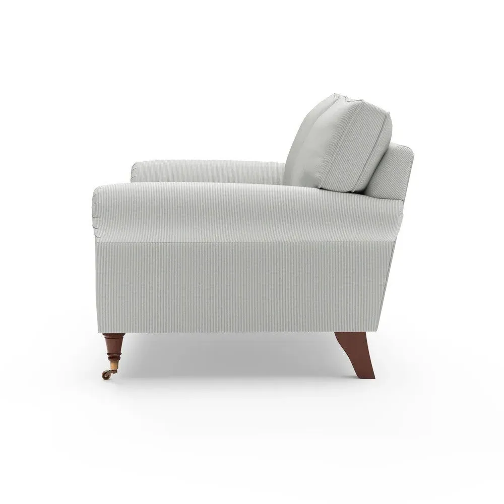 2-Seater Sofa Broadway Stripe - Duck Egg Blue