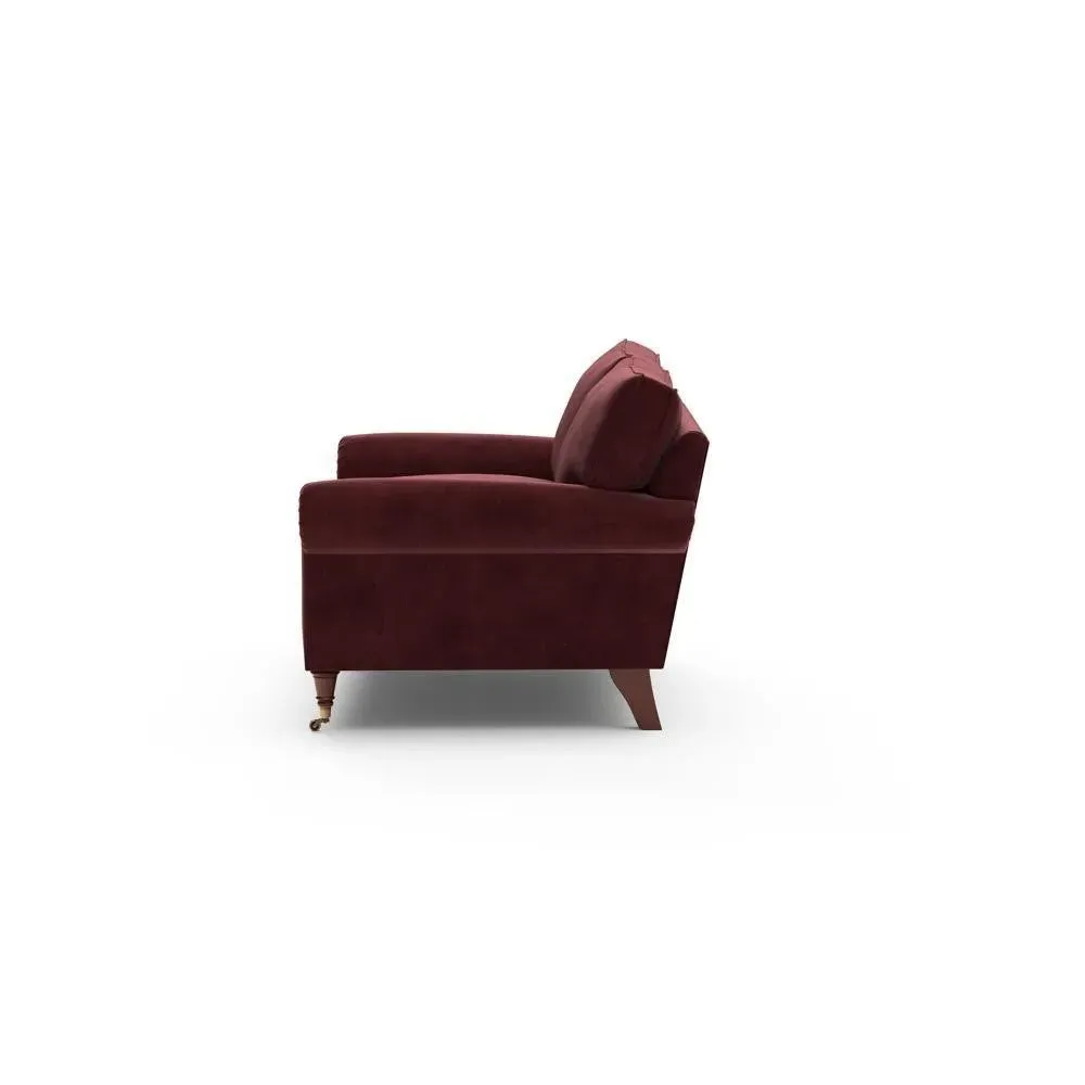 2-Seater Sofa - Dark Rosehip, Matt Velvet