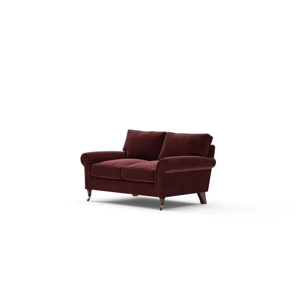 2-Seater Sofa - Dark Rosehip, Matt Velvet
