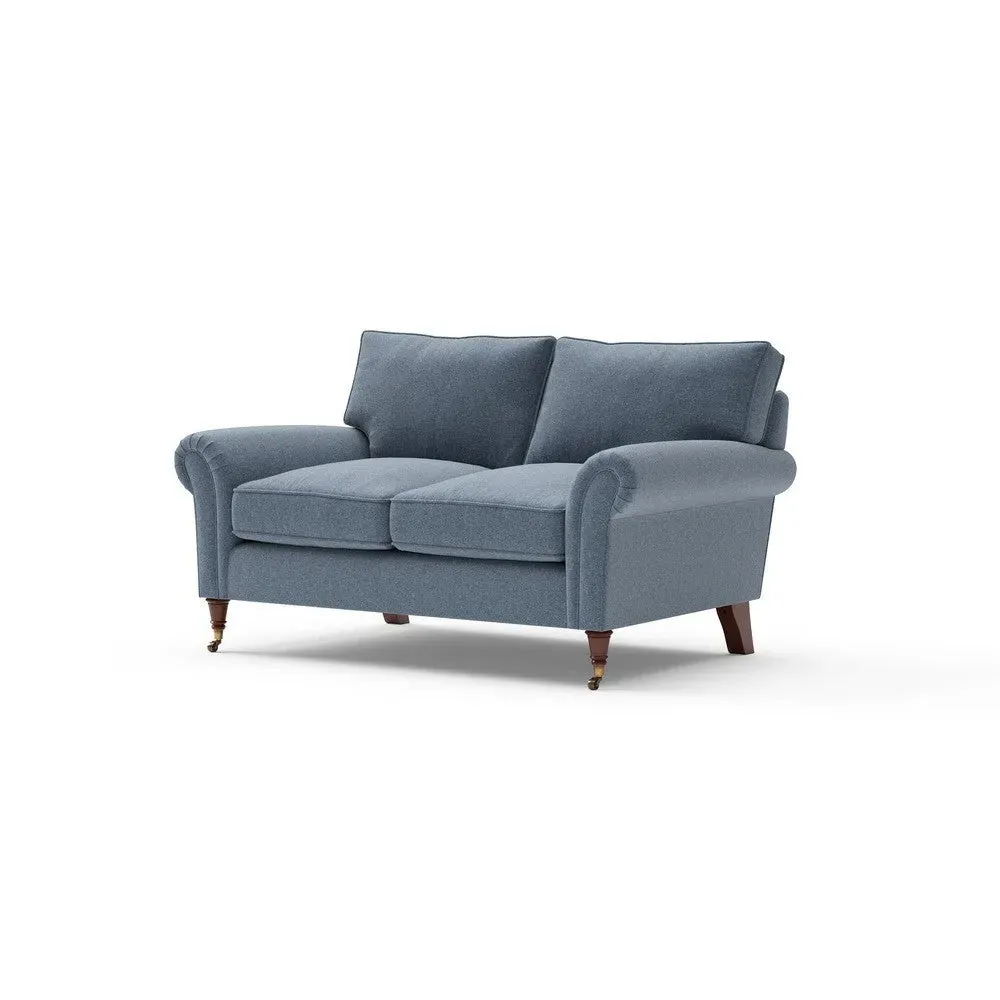 2-Seater Sofa - Indigo, Rustic Weave