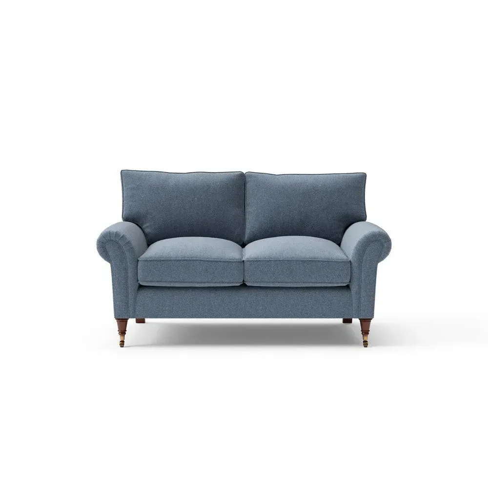 2-Seater Sofa - Indigo, Rustic Weave