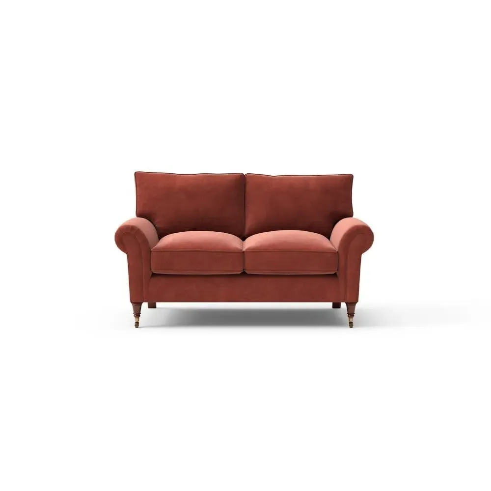 2-Seater Sofa - Red, Velvet image