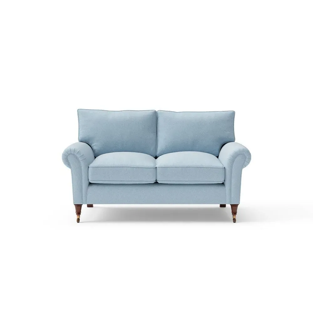 2-Seater Sofa - Sky Blue, House Linen Mix