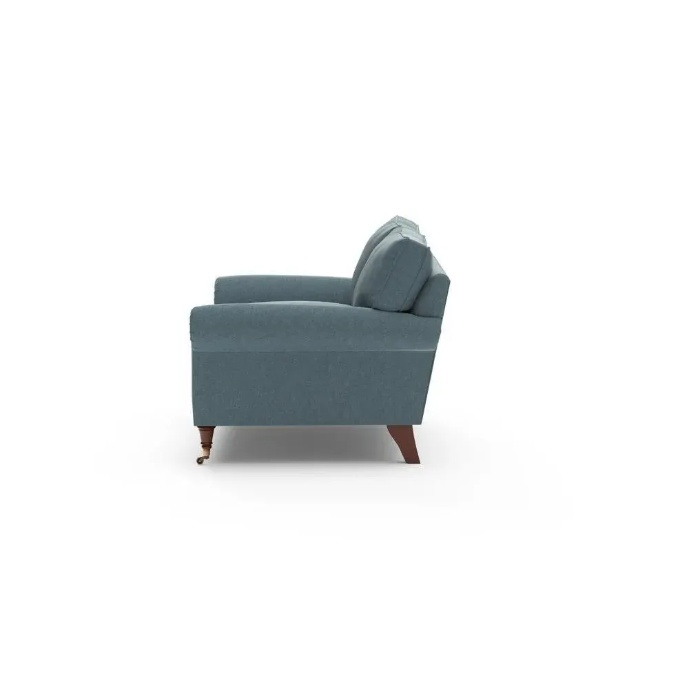 2-Seater Sofa - Teal, Eco Chenille