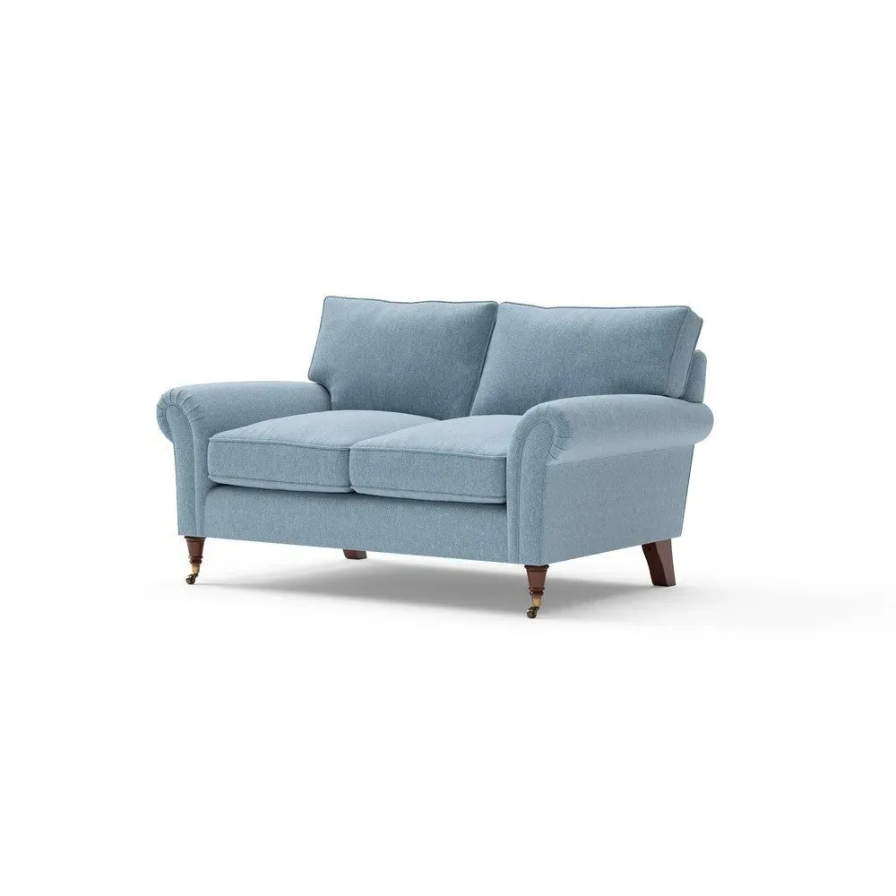 2-Seater Sofa - Teal, Rustic Weave