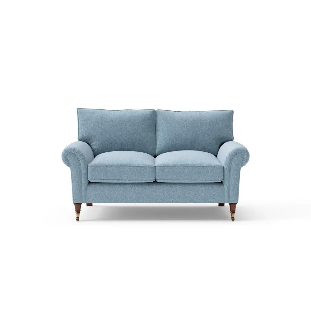 2-Seater Sofa - Teal, Rustic Weave
