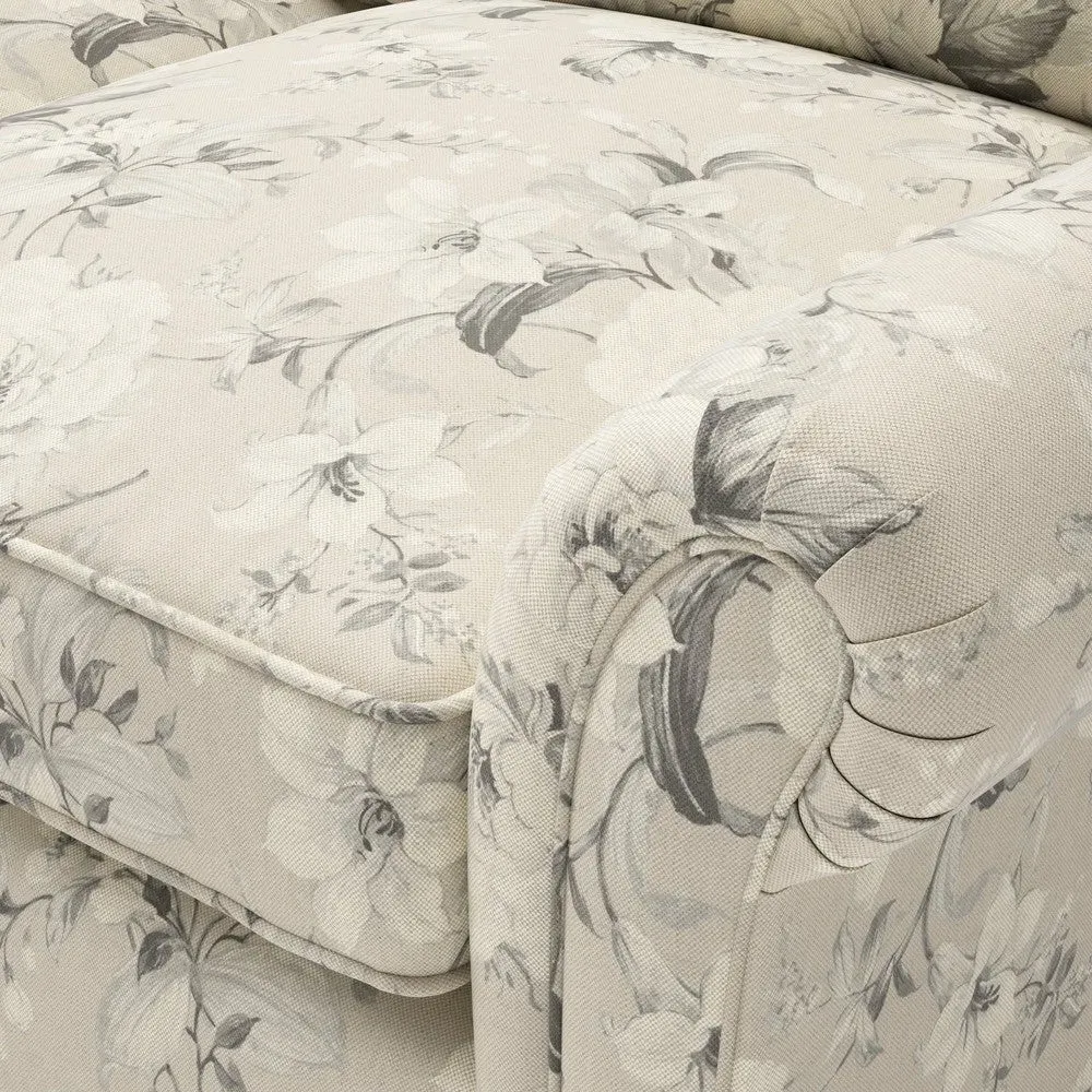 3-Seater Sofa - Clay, Broadway Floral