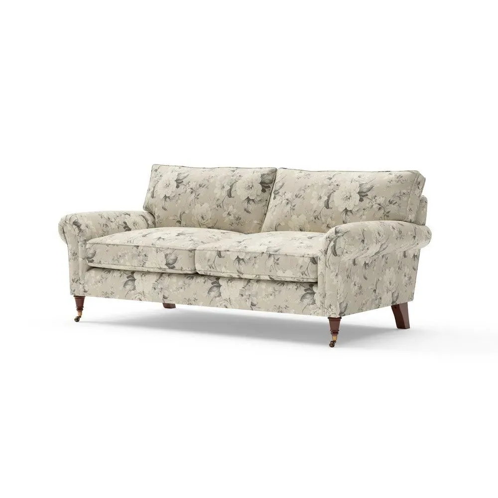 3-Seater Sofa - Clay, Broadway Floral