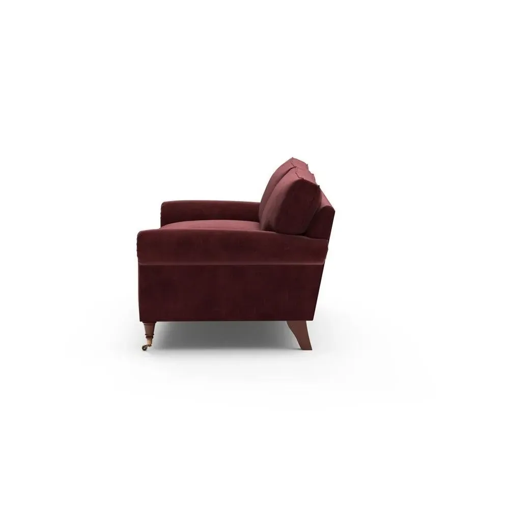 3-Seater Sofa - Dark Rosehip, Matt Velvet