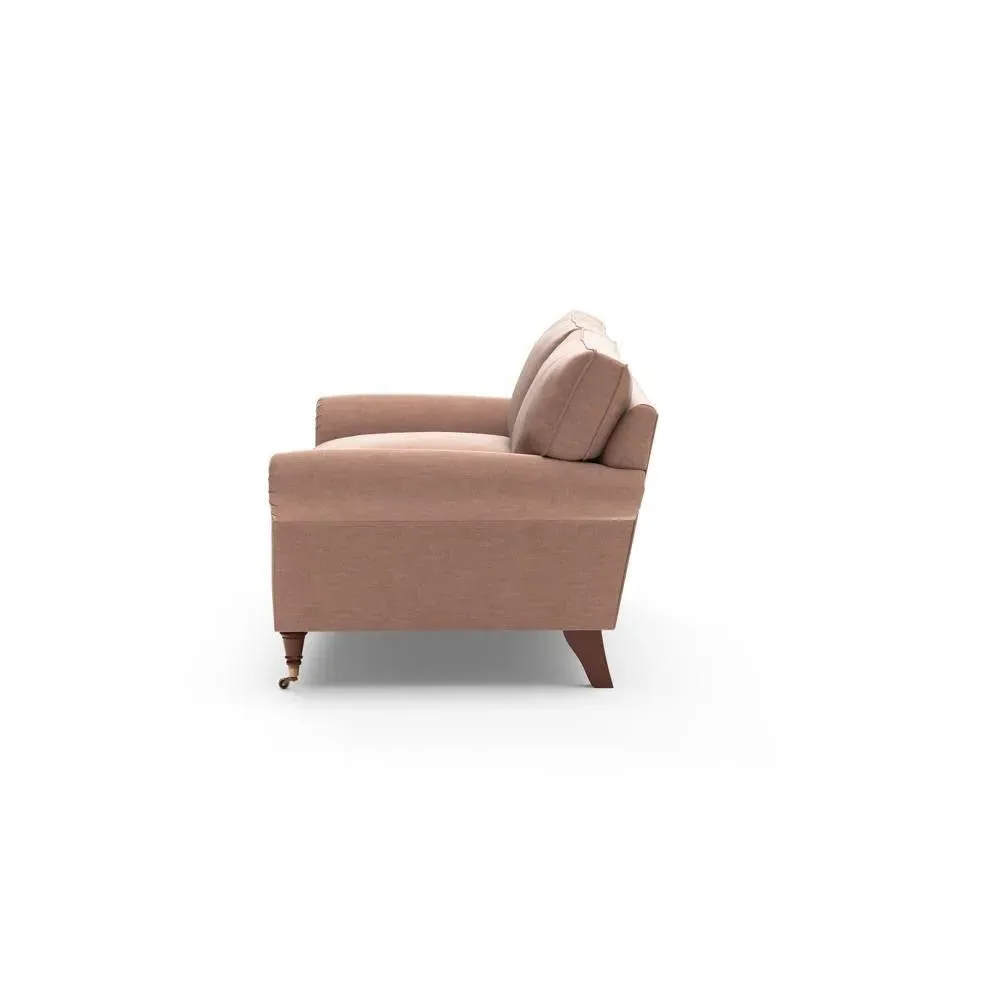 3-Seater Sofa - Dusky Rose, Eco Chenille