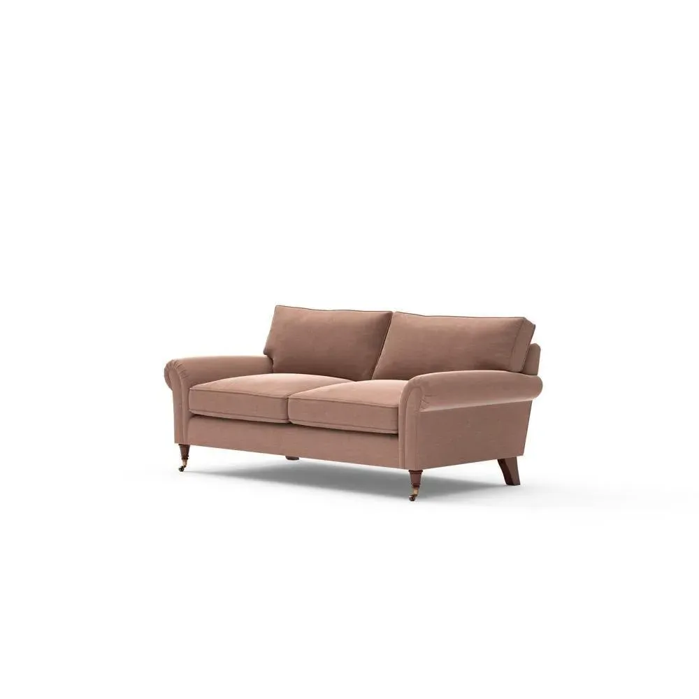 3-Seater Sofa - Dusky Rose, Eco Chenille