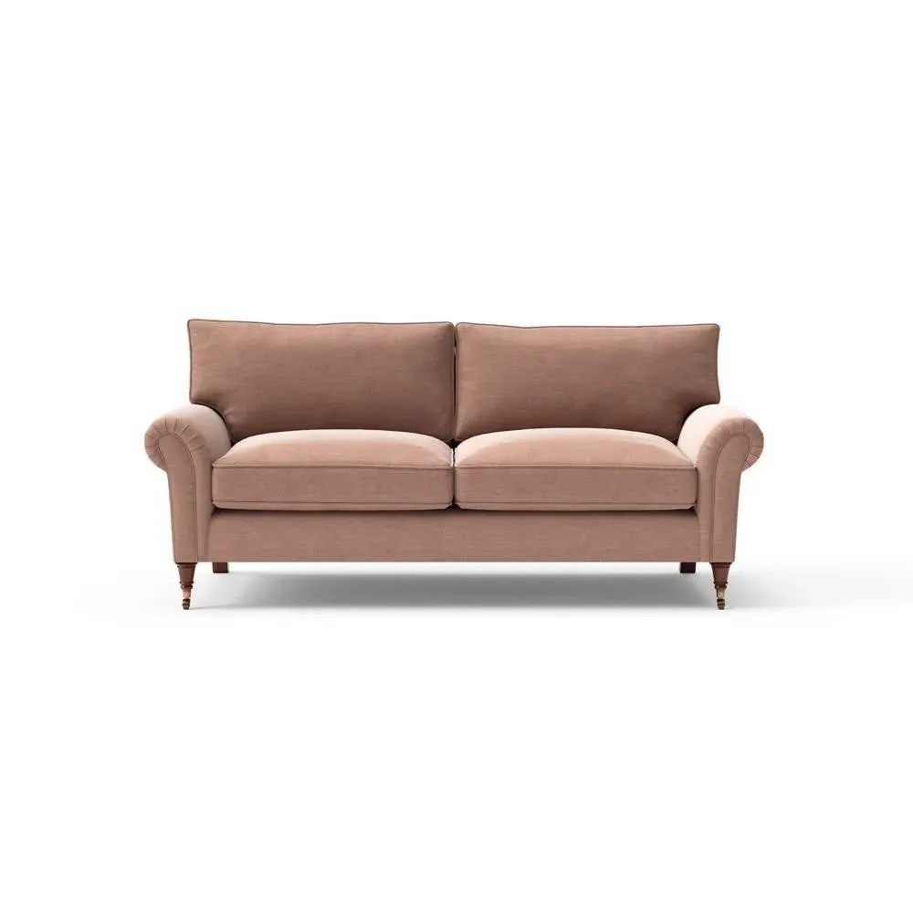 3-Seater Sofa - Dusky Rose, Eco Chenille