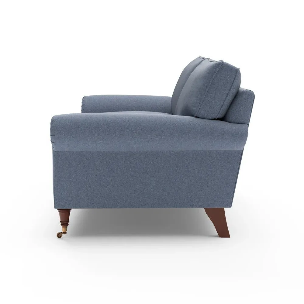 3-Seater Sofa - Indigo, House Linen Mix