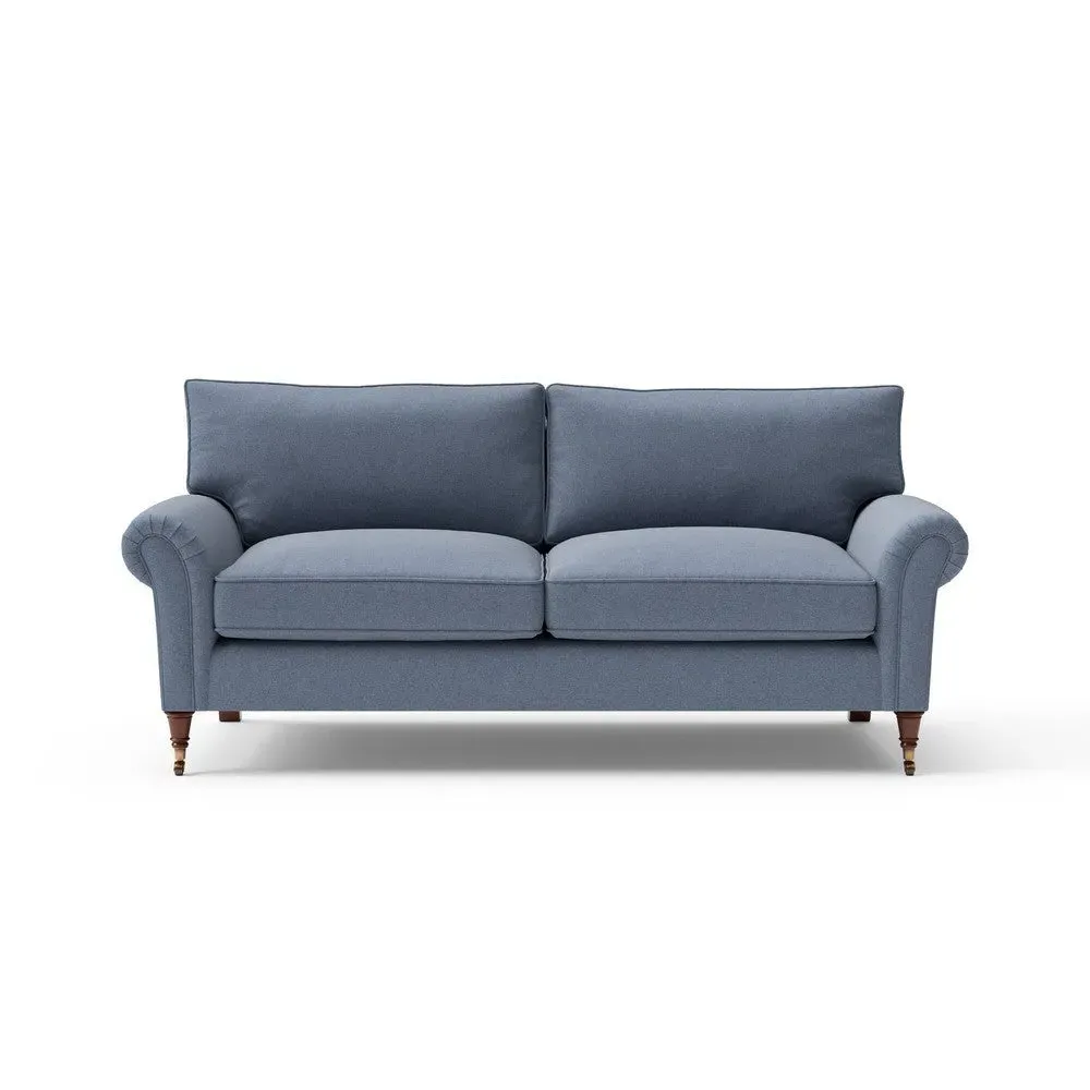 3-Seater Sofa - Indigo, House Linen Mix