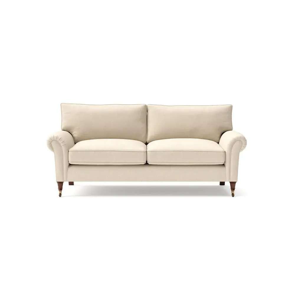 3-Seater Sofa - Lily White, House Linen Mix